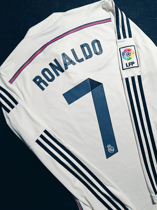 Real Madrid 2014/15 Home Ronaldo Long Sleeve S