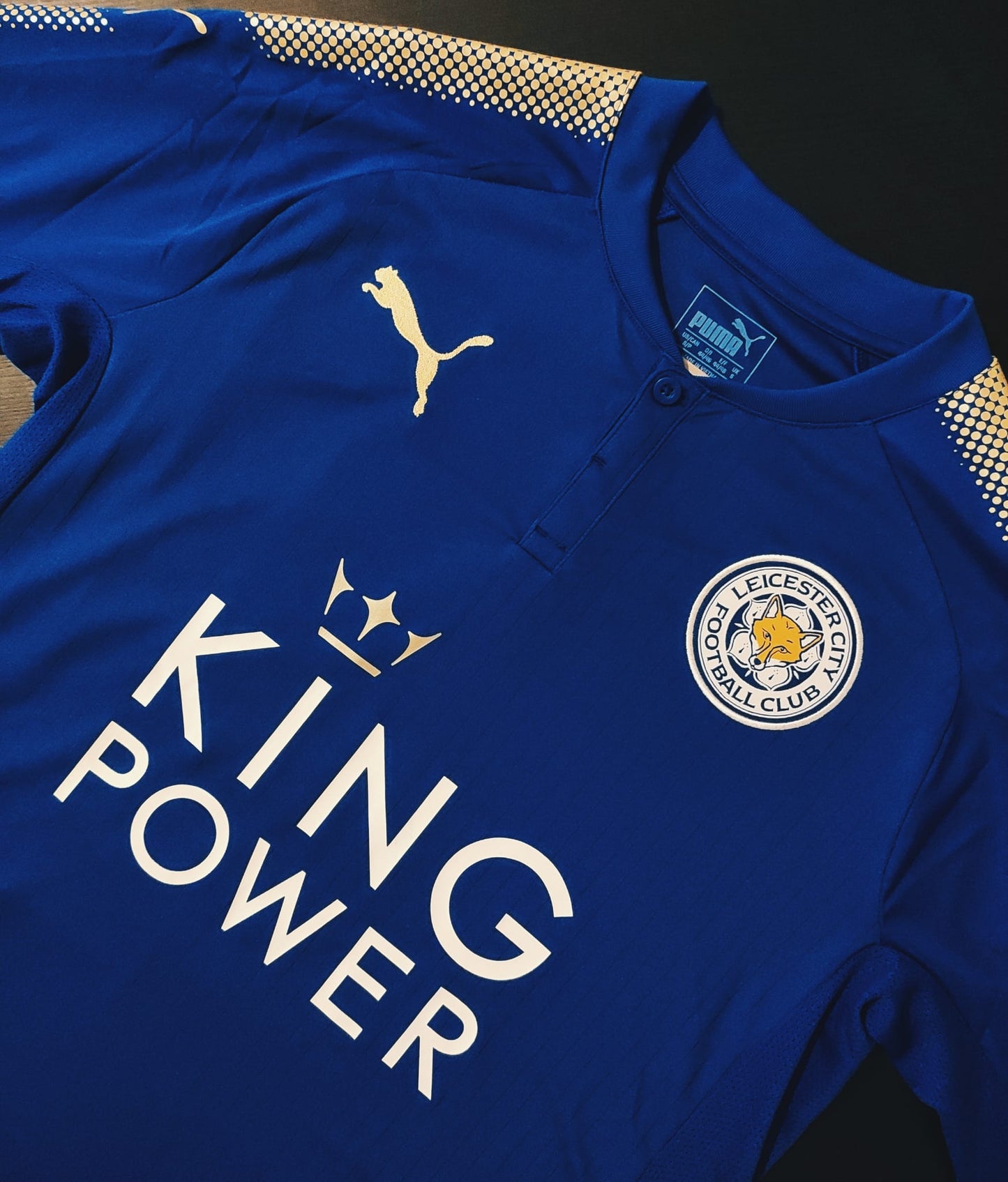 Leicester 2017/18 Home Longsleeve Vardy S